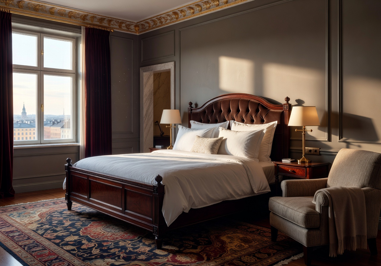 Hotel Kamp luxury suite bedroom