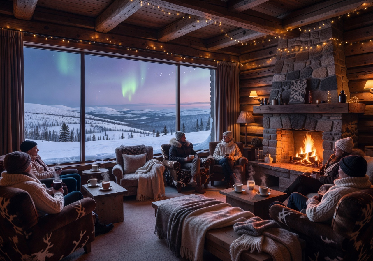 Lapland Hotels Sky Ounasvaara winter resort event space