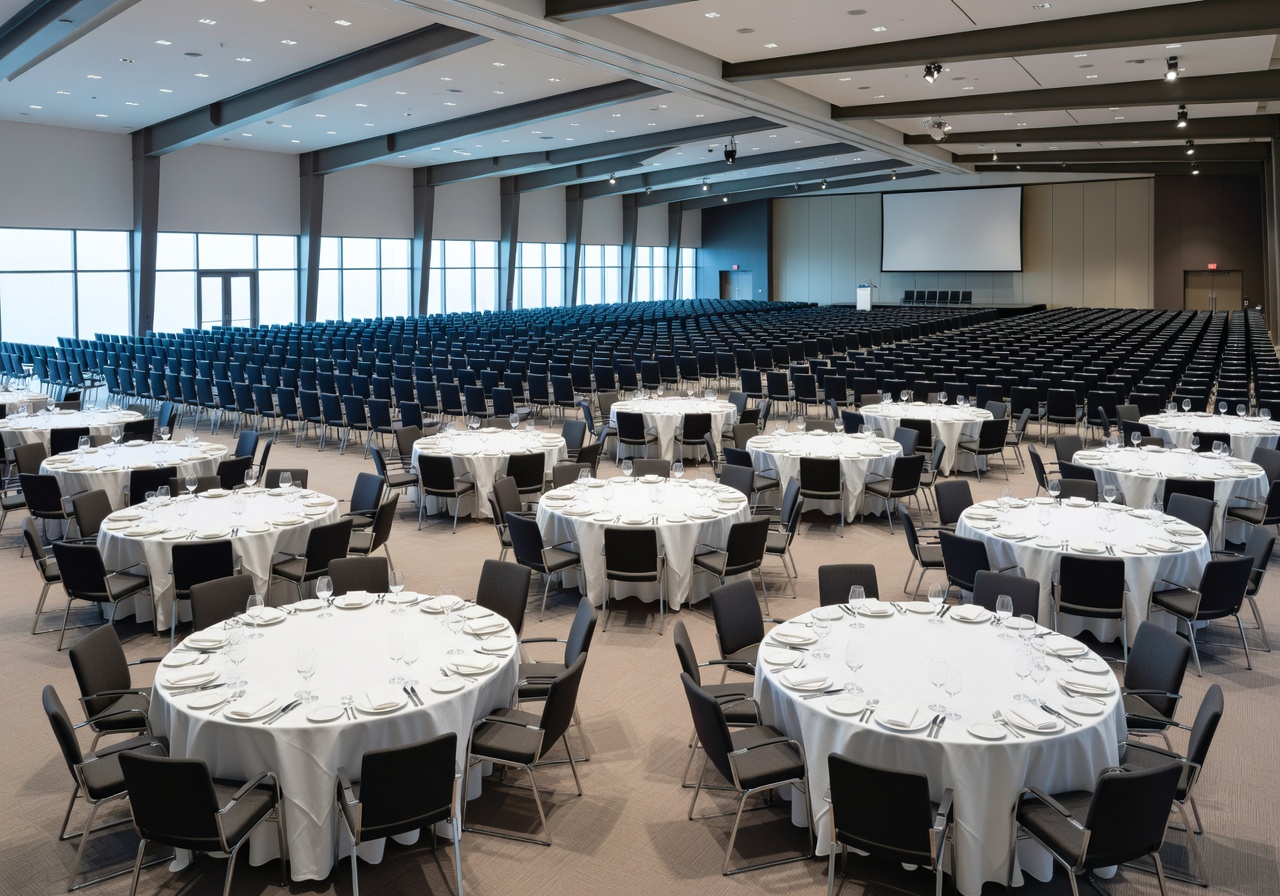 Large conference and banquet seating